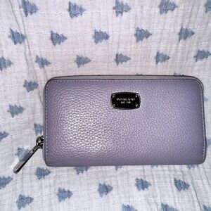 Michael Kors Lavender Leather Wallet